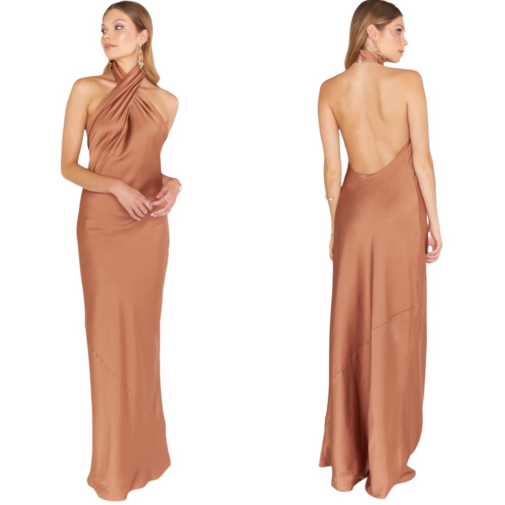 Show Me Your Mumu Jasmine Halter Maxi Dress